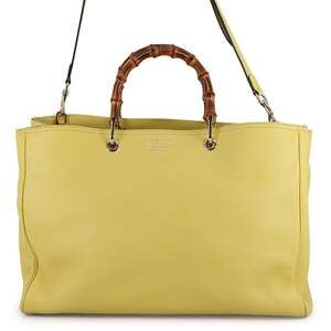 Gucci Bamboo Shopper Tote Leather Large #232416G87B